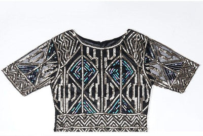 Vestido Longo Dourado Gatsby Vintage Dos Anos 1920