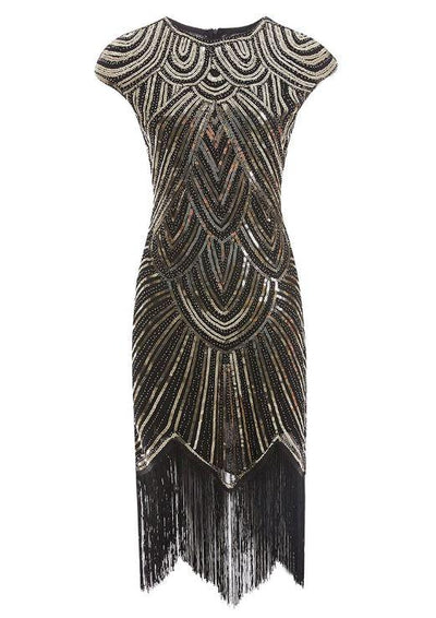 Vestido Dourado Anos 20