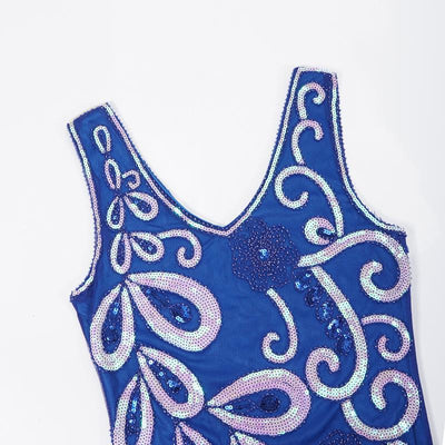 Vestido Estilo Anos 1920 Azul