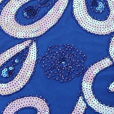 Vestido Estilo Anos 1920 Azul