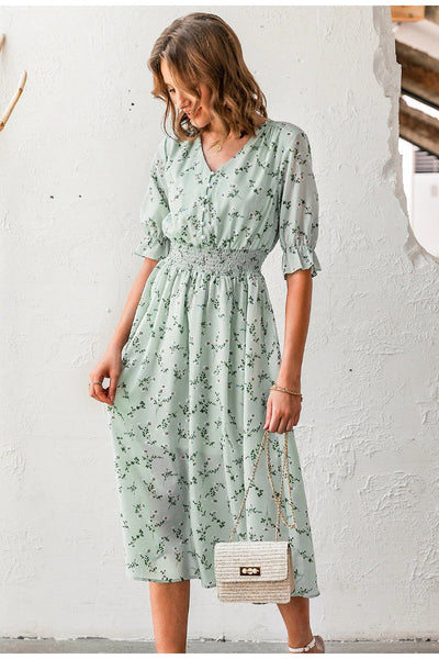 Vestido Midi Vintage