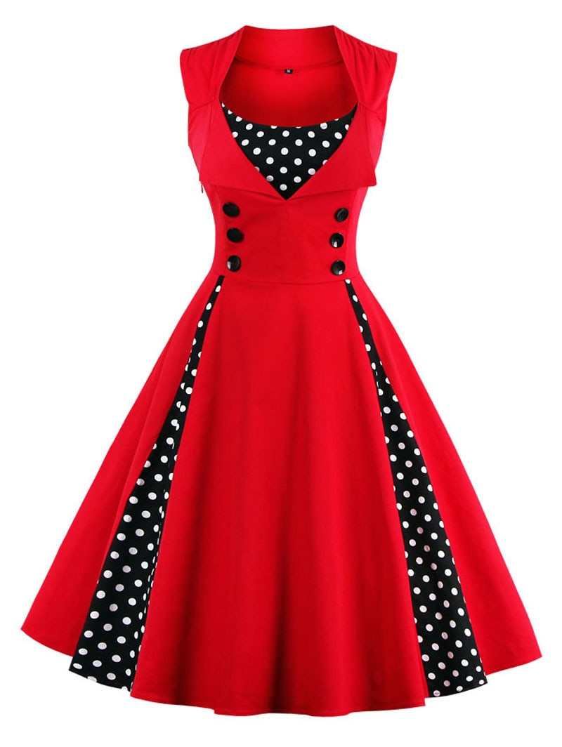 Vestido Retro Rockabilly