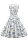Vestido Vintage Com Estampa Floral Dos Anos 1950