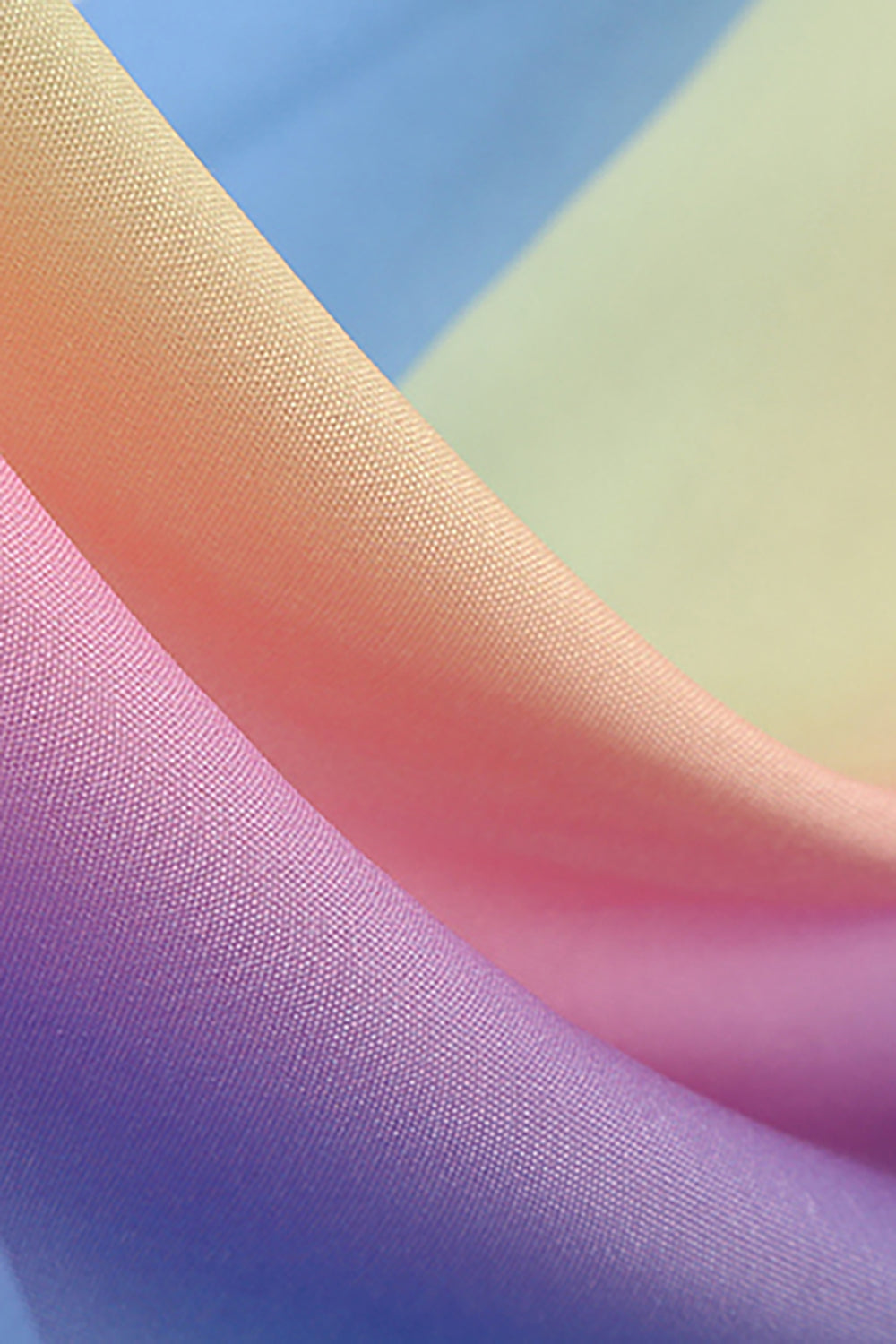 Vestido Arco-Íris Vintage Estilo Anos 50