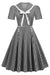 Vestido Vintage Com Gravata Borboleta