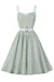 Vestido Vintage Sem Mangas Com Estampa Floral