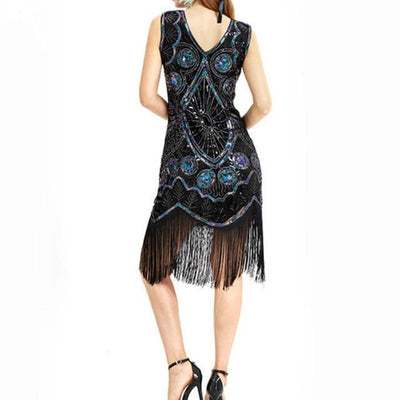 Vestido Curto Preto Gatsby