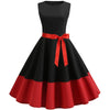 Vestido Rockabilly Vermelho E Preto