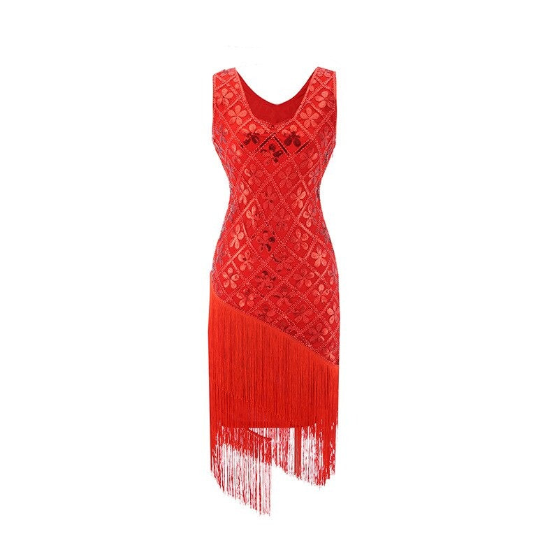 Vestido Charleston Anos 20 Vermelho