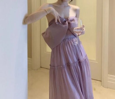 Vestido De Baile Lavanda Anos 40