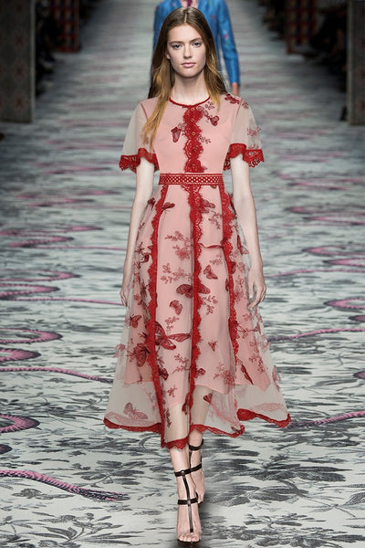 Vestido Floral Vintage Dos Anos 40