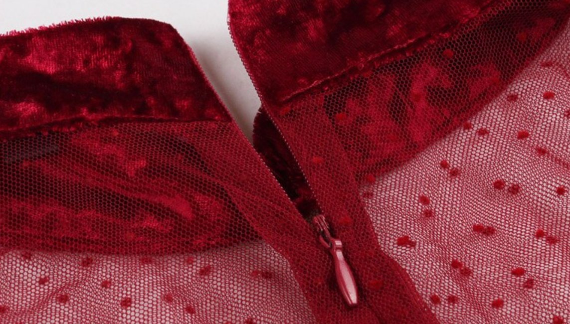 Vestido Vintage Bordô Dos Anos 60