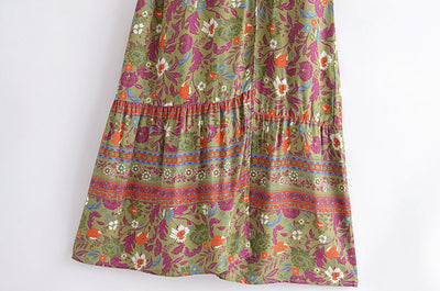 Lindo Vestido Hippie Dos Anos 70