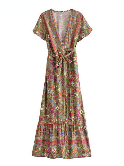 Lindo Vestido Hippie Dos Anos 70