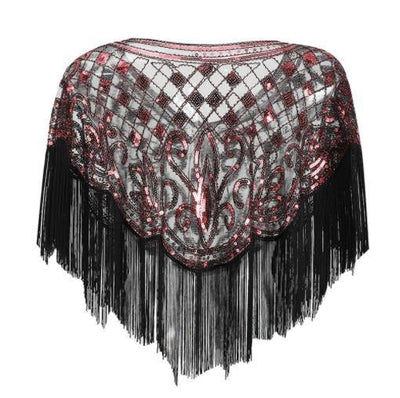 Xale Gatsby Vermelho