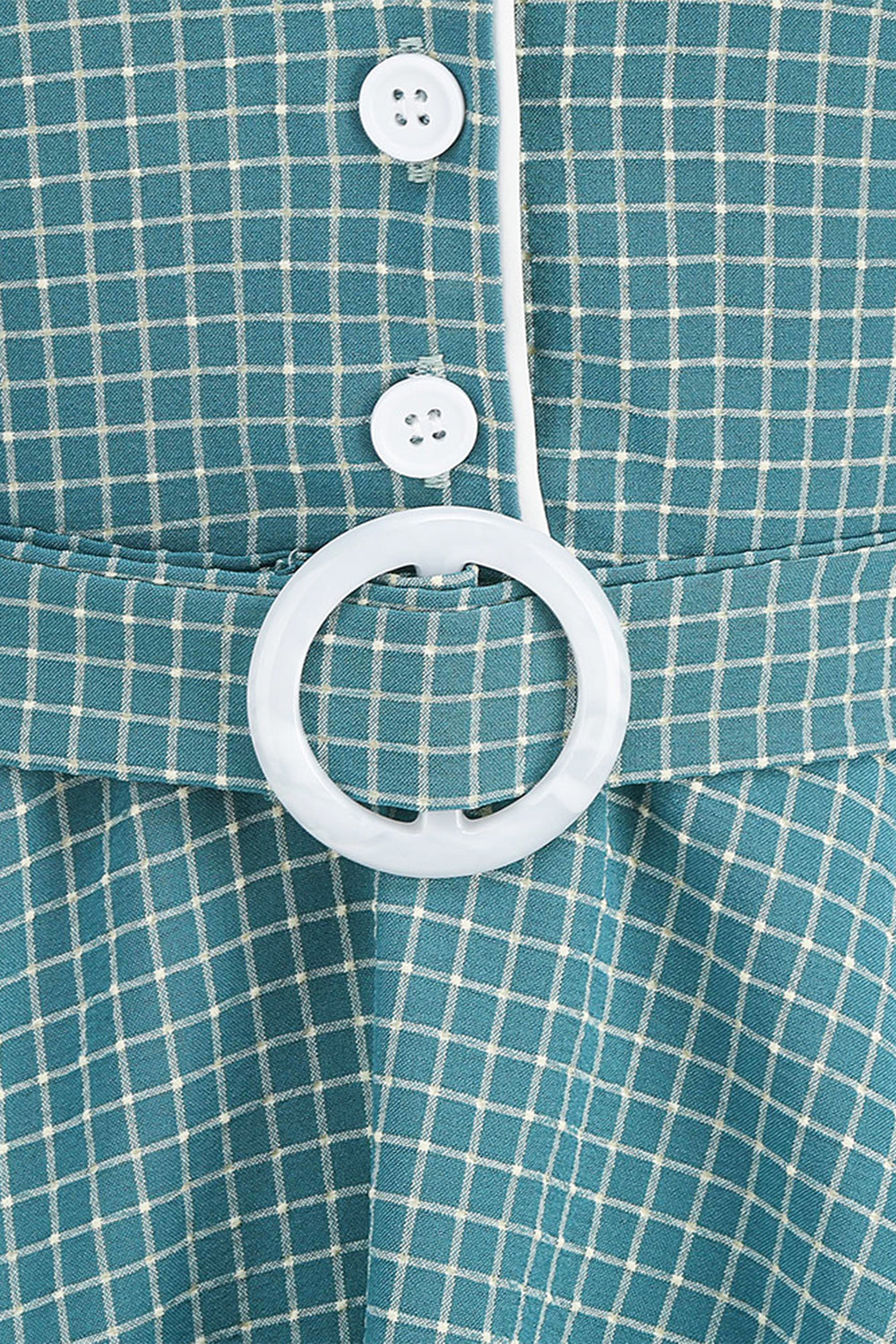 Vestido Xadrez Vintage Anos 50