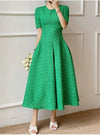 Vestido Feminino Verde Anos 40