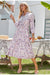 Vestido Longo Floral Vintage