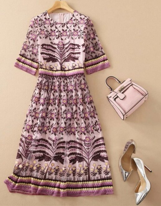 Vestido Petite Vintage Anos 40