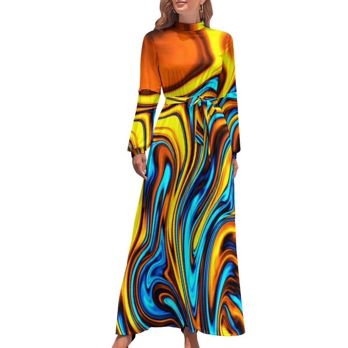 Vestido Elegante Dos Anos 1970