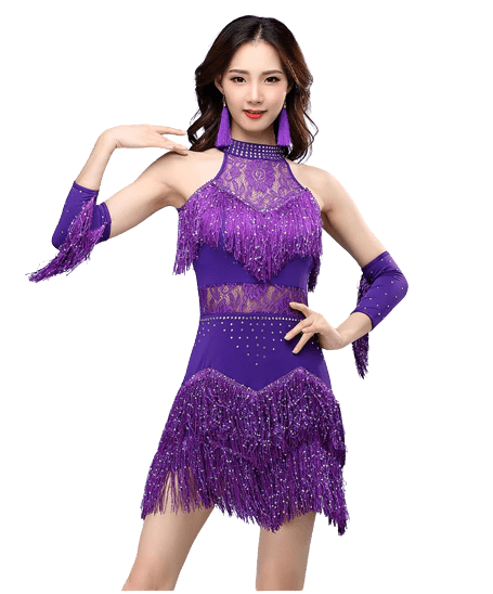 Vestido Com Franjas Charleston