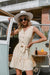 Vestido Branco Vintage De Bolinhas