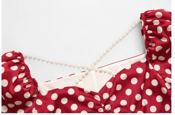 Vestido Vermelho Anos 40