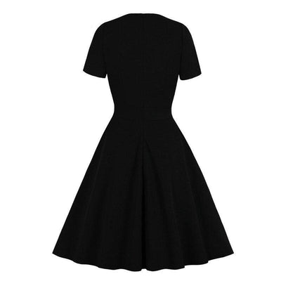 Vestido Preto Anos 50 Anos 60