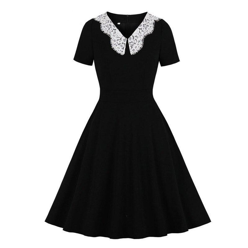 Vestido Preto Anos 50 Anos 60