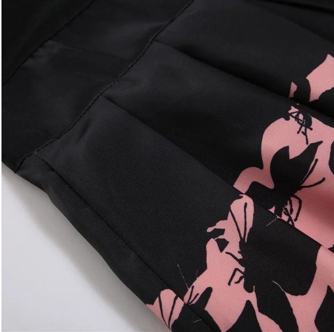 Vestido Anos 50 Com Borboletas