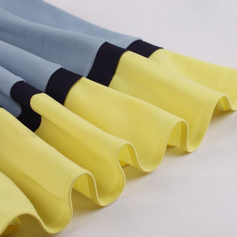 Vestido Bicolor Anos 50