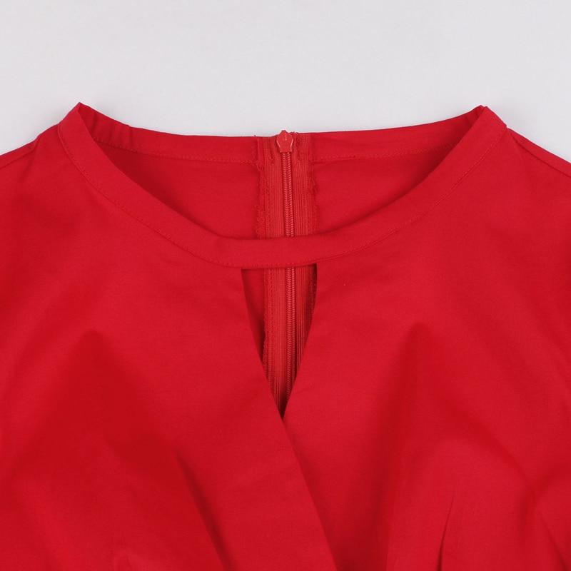 Vestido Vermelho Cache Coeur Anos 50