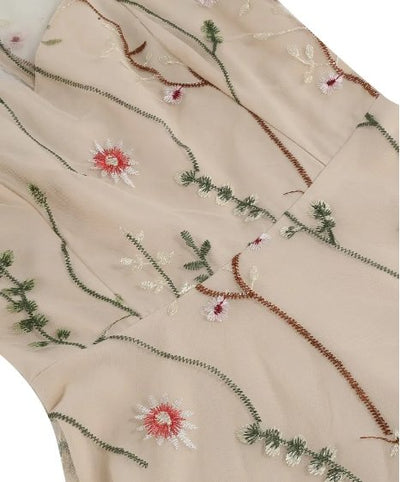 Vestido Flor Amarela Dos Anos 50