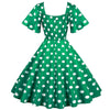 Vestido Verde Anos 50