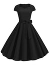 Vestido Preto Pin Up Anos 50