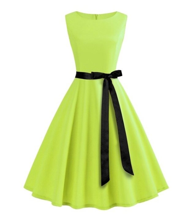 Vestido Neon Pin Up Anos 50