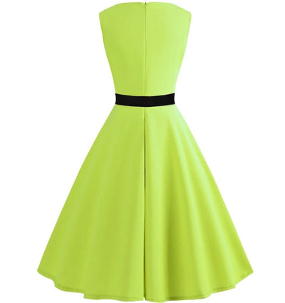 Vestido Neon Pin Up Anos 50