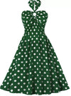 Vestido Pin Up Verde Maçã Dos Anos 50