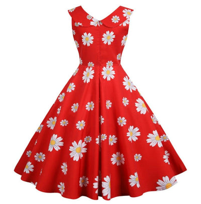 Vestido Vermelho Anos 50