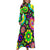 Vestido Floral Anos 60 Anos 70 Manga Longa