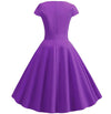 Vestido Vintage Roxo Dos Anos 60