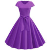 Vestido Vintage Roxo Dos Anos 60