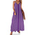 Vestido Feminino Roxo Anos 70