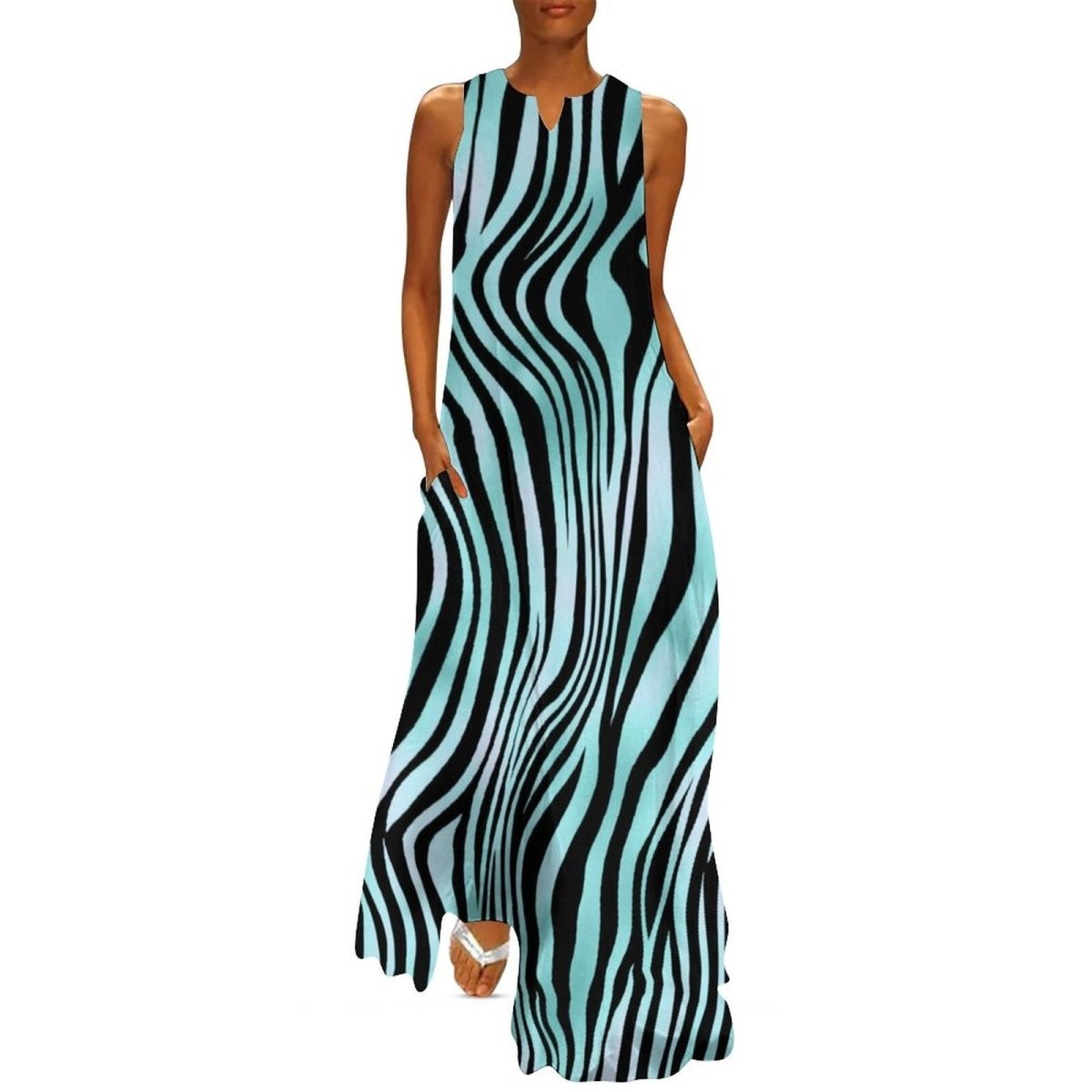 Vestido Casual Vintage Dos Anos 70