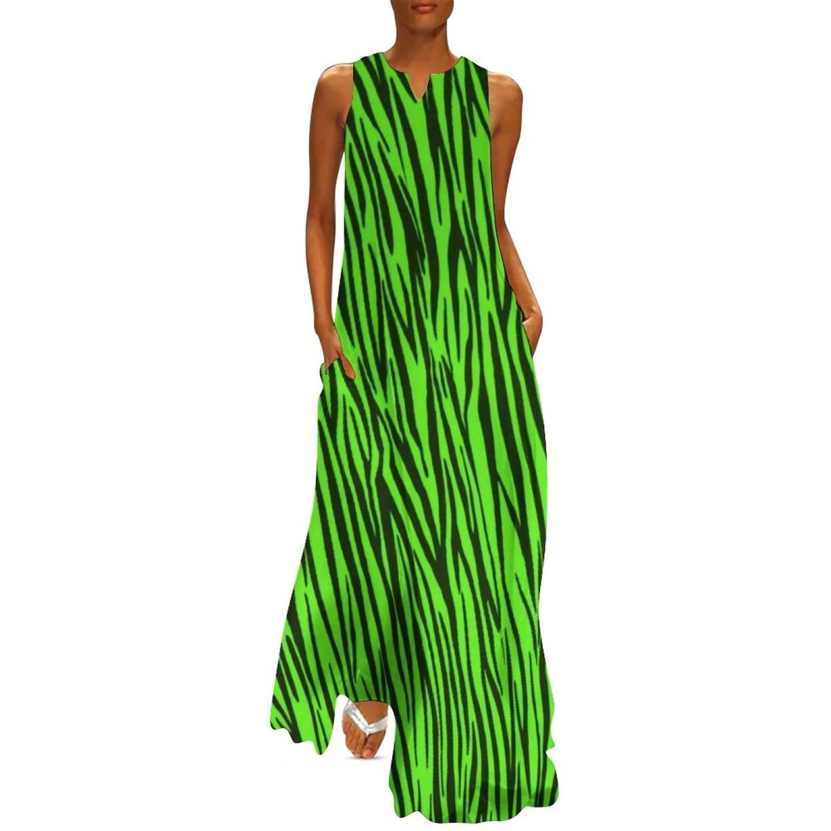 Vestido Vintage Neon Anos 70