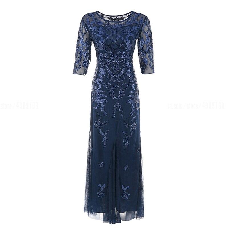 Vestido Vintage Azul Anos 20