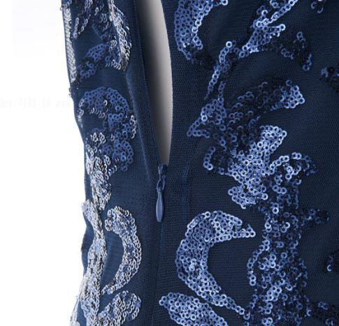 Vestido Vintage Azul Anos 20