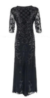 Vestido Vintage Preto Anos 20