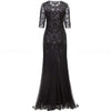 Vestido Vintage Preto Anos 20
