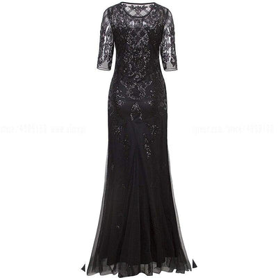 Vestido Vintage Preto Anos 20